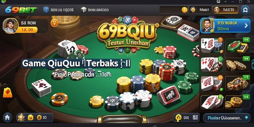 Screenshot gameplay 69BET yang menampilkan suasana permainan QiuQiu.