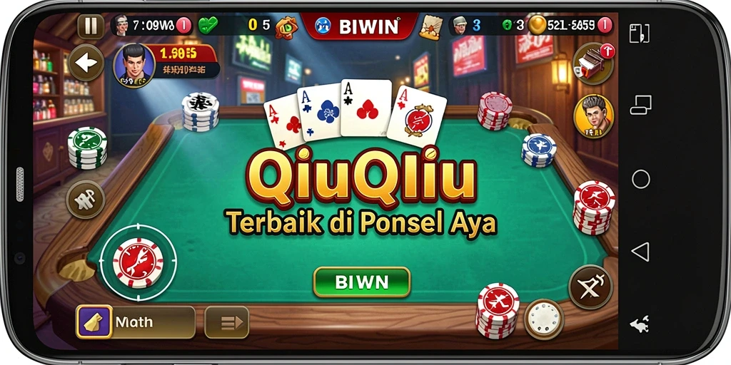 Tampilan gameplay seru dari BIWIN dengan suasana QiuQiu.