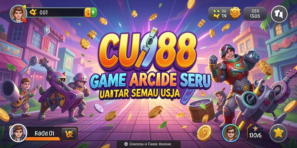 Tampilan gameplay seru CU888 dengan berbagai level menantang.