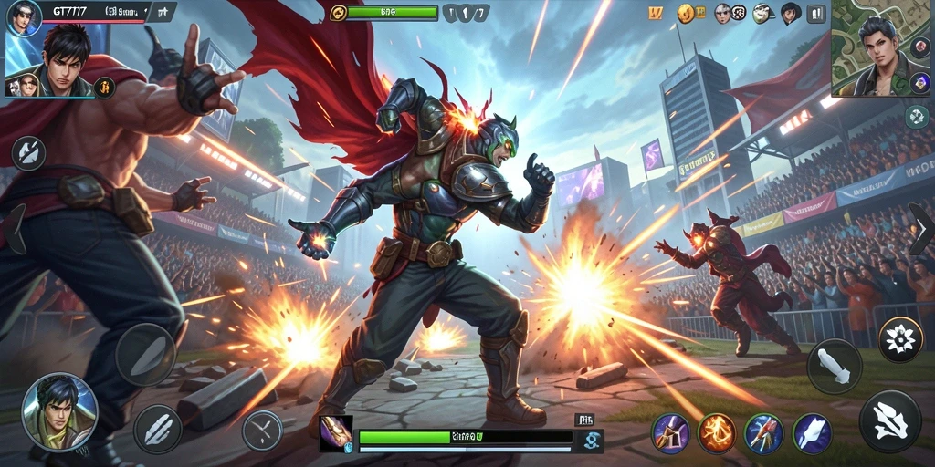 Screenshot GT777 menampilkan aksi mendebarkan dengan grafis yang mengesankan.