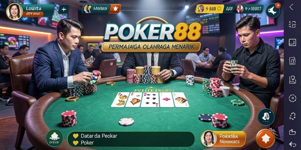 Gameplay seru dan menantang dalam POKER88