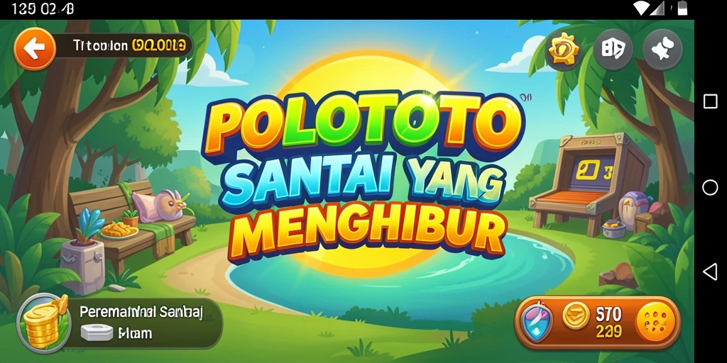 Tampilan permainan POLOTOTO yang penuh warna dan ceria.