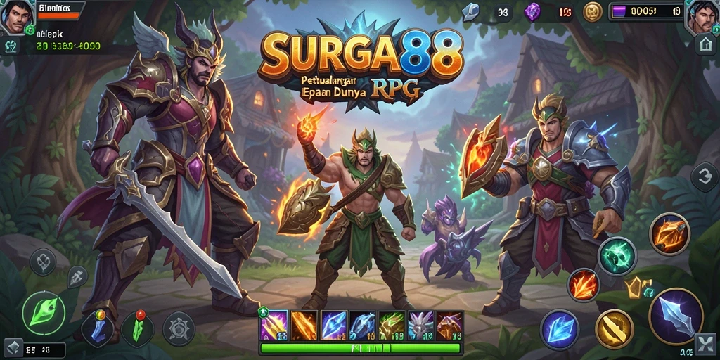 Tampilan gameplay SURGA88 yang memukau dan seru.