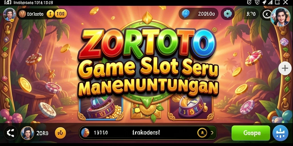Tampilan gameplay ZORTOTO yang menawan dengan efek visual yang mengesankan.